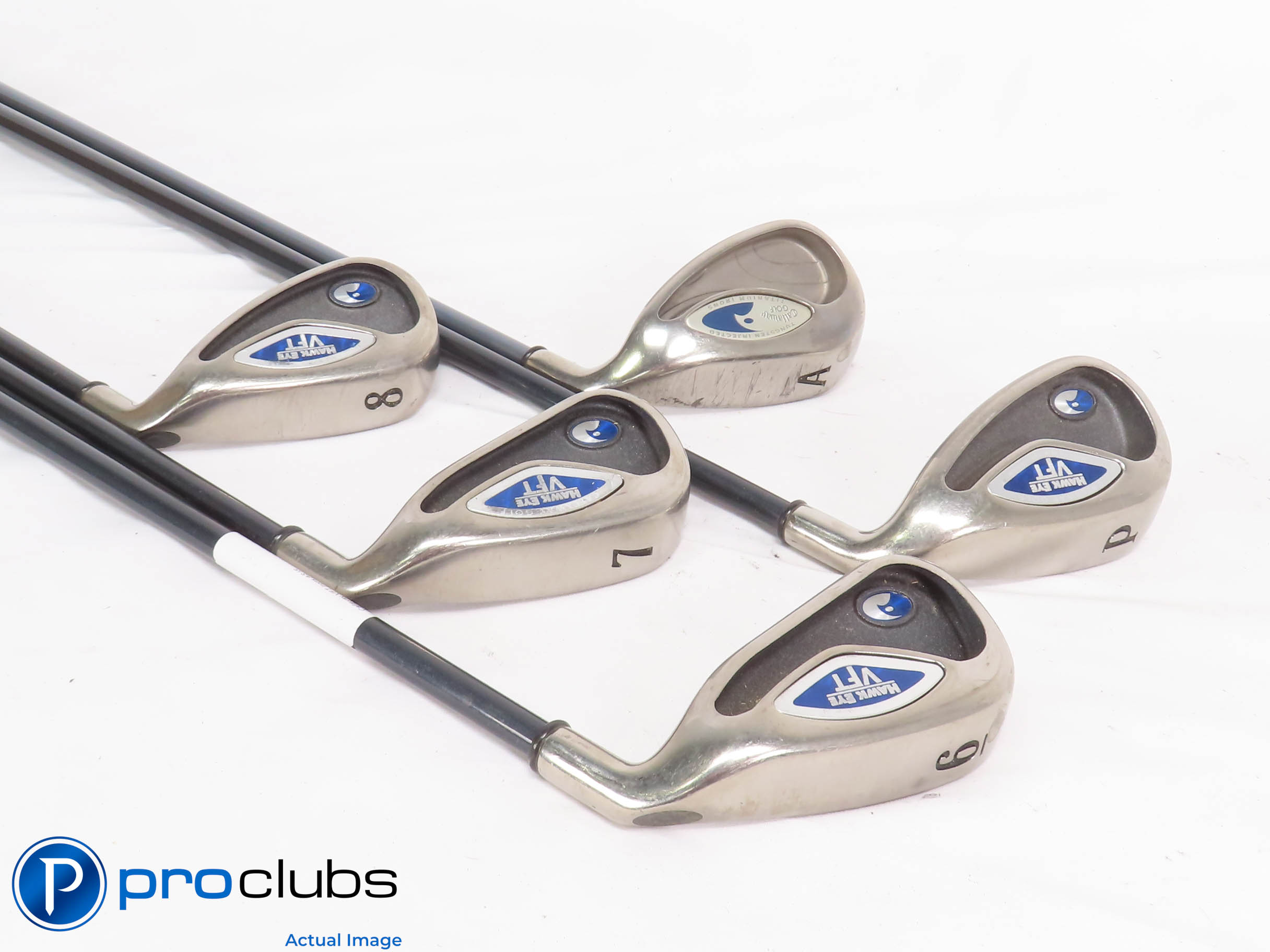 Callaway HAWK EYE VFT 6,7,8,PW,AW IRON SET Senior Flex Graph (NO 9